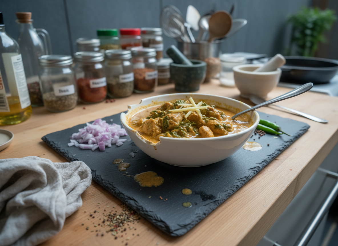 Methi Chicken Recipe (Indian Fenugreek Chicken Curry)